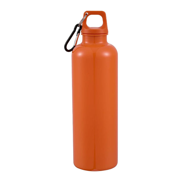 Add Your Logo: Game Day Recycled Water Bottle with Carabineer Clip 25oz