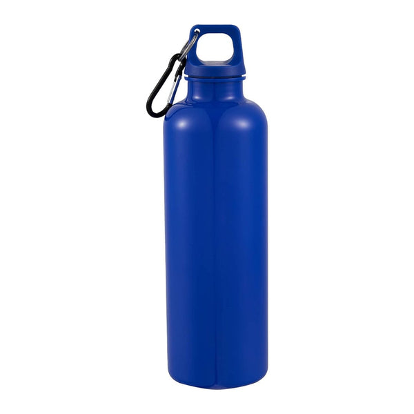 Add Your Logo: Game Day Recycled Water Bottle with Carabineer Clip 25oz