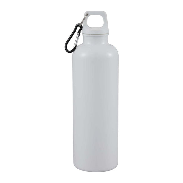 Add Your Logo: Game Day Recycled Water Bottle with Carabineer Clip 25oz