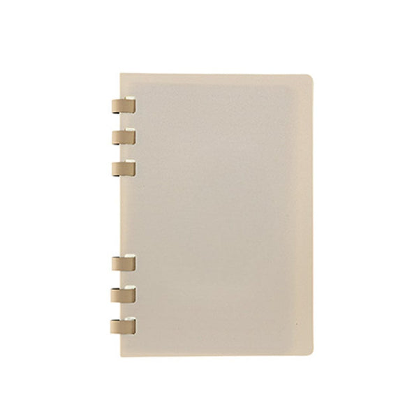 Add Your Logo: Recycled Plastic Cover 6-Ring Notebook with Lined Paper