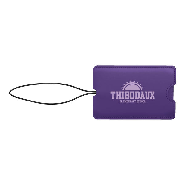 Add Your Logo: Slim & Sleek Luggage Tag