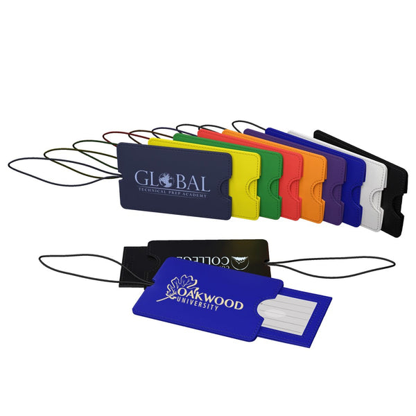 Add Your Logo: Slim & Sleek Luggage Tag
