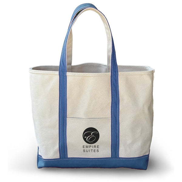 Add Your Logo: Voyage & View Canvas Tote