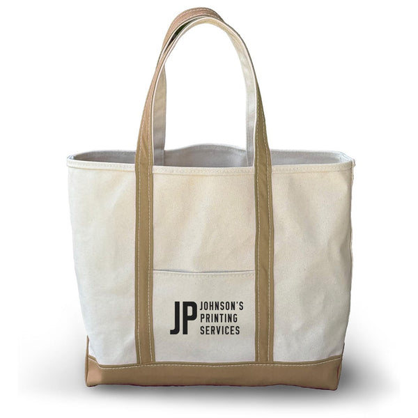 Add Your Logo: Voyage & View Canvas Tote