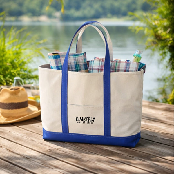 Add Your Logo: Voyage & View Canvas Tote