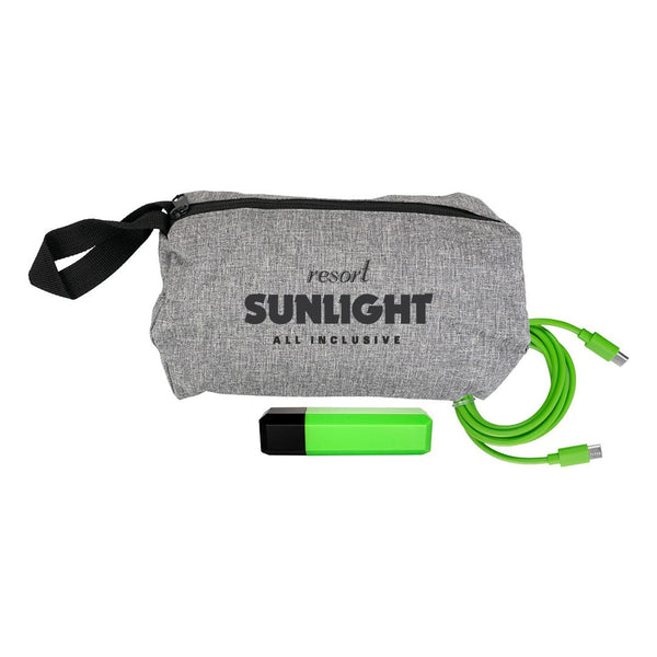 Add Your Logo: Roam & Recharge Cable Set