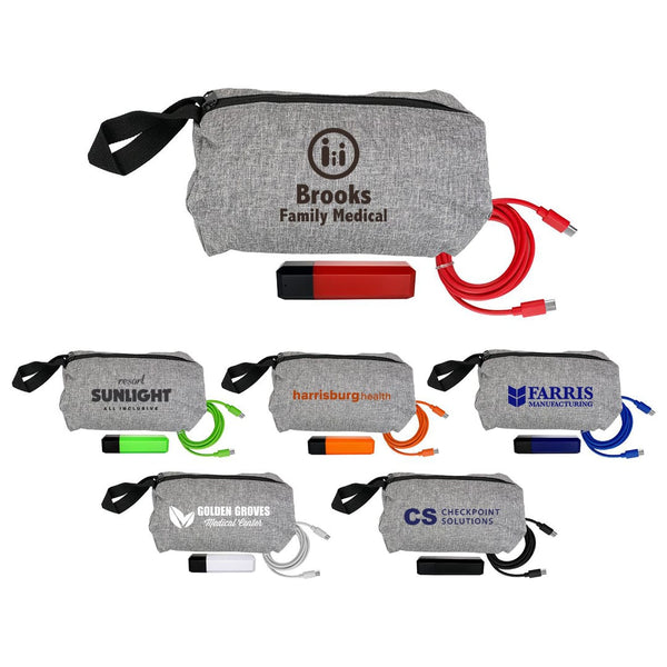 Add Your Logo: Roam & Recharge Cable Set