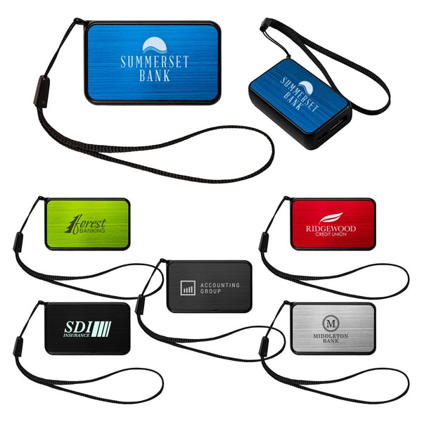 Add Your Logo: Vibrant Force 1000mAh Power Bank