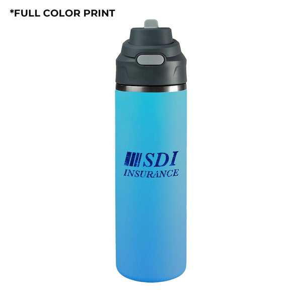 Add Your Logo: Snap and Go 24 Oz Stainless Bottle