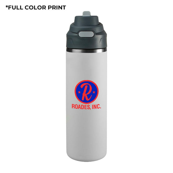 Add Your Logo: Snap and Go 24 Oz Stainless Bottle