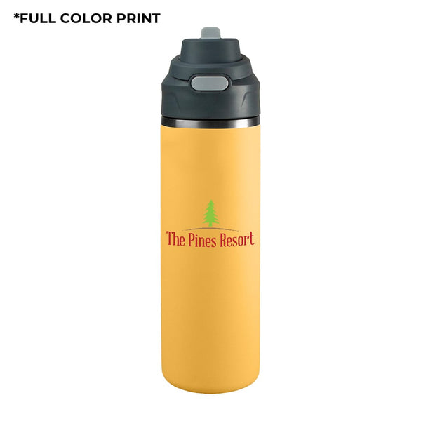 Add Your Logo: Snap and Go 24 Oz Stainless Bottle