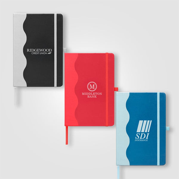 Add Your Logo: Dockside Recycled Hard Cover Journal