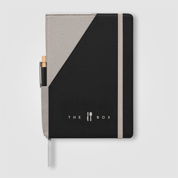 Add Your Logo: The Prestige Refillable Pen & Recycled Journal Set