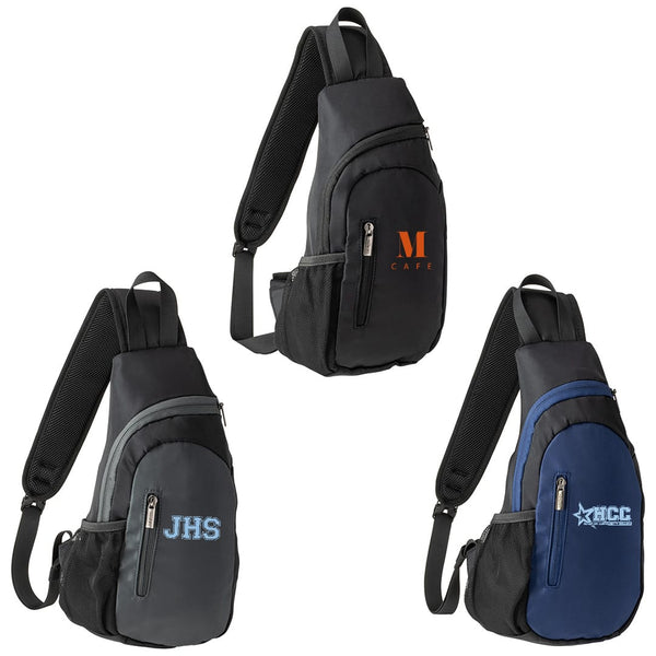 Add Your Logo: AeroLoft Crossbody Sling Backpack