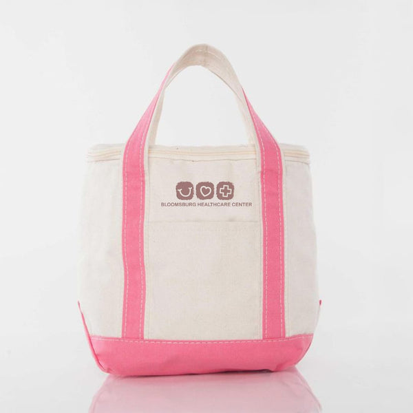 Add Your Logo: Small Canvas Lunch Cooler
