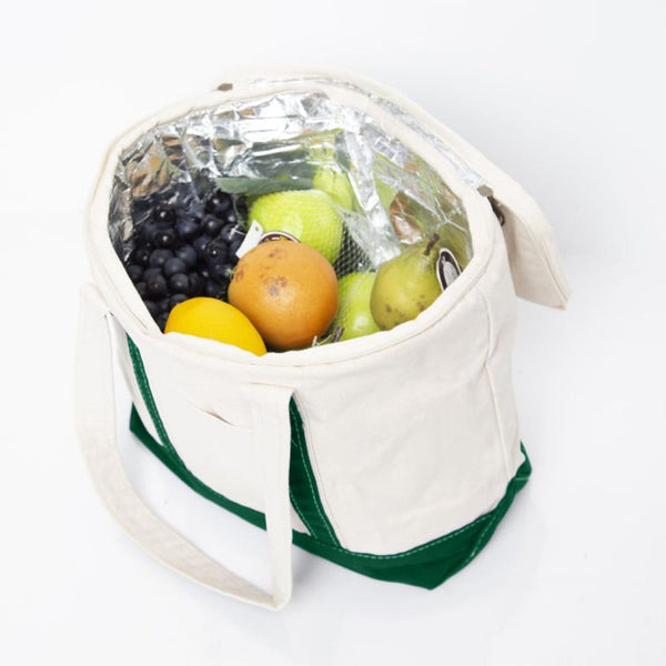 Add Your Logo: Small Canvas Lunch Cooler