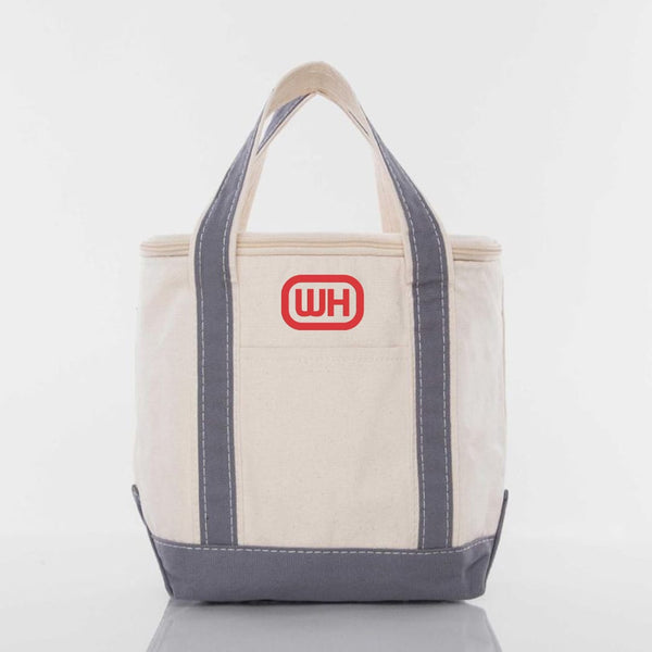 Add Your Logo: Small Canvas Lunch Cooler