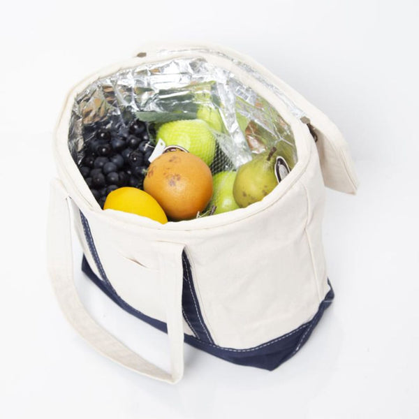 Add Your Logo: Small Canvas Lunch Cooler