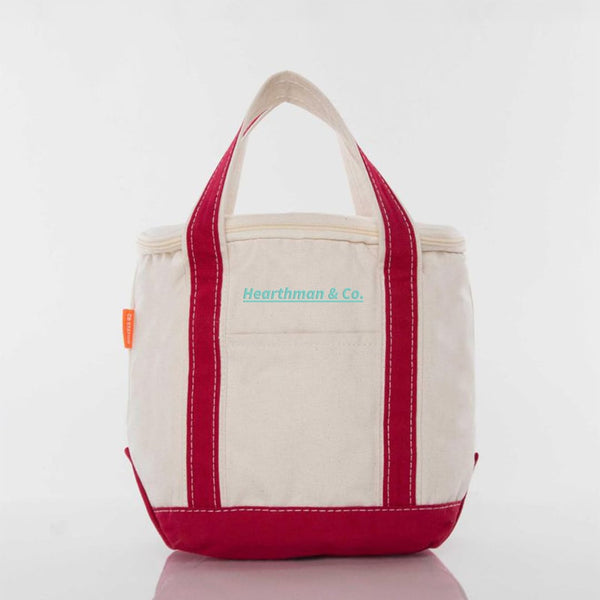 Add Your Logo: Small Canvas Lunch Cooler