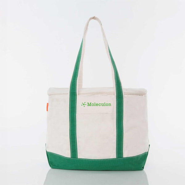 Add Your Logo: Large Canvas Lunch Cooler