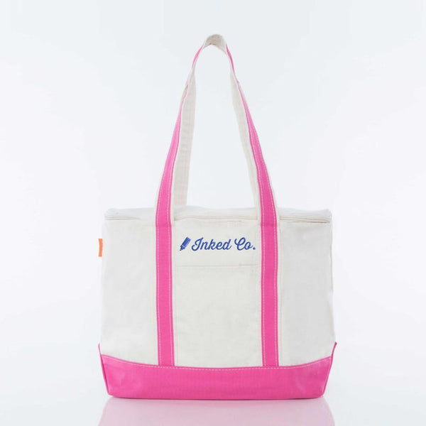 Add Your Logo: Large Canvas Lunch Cooler