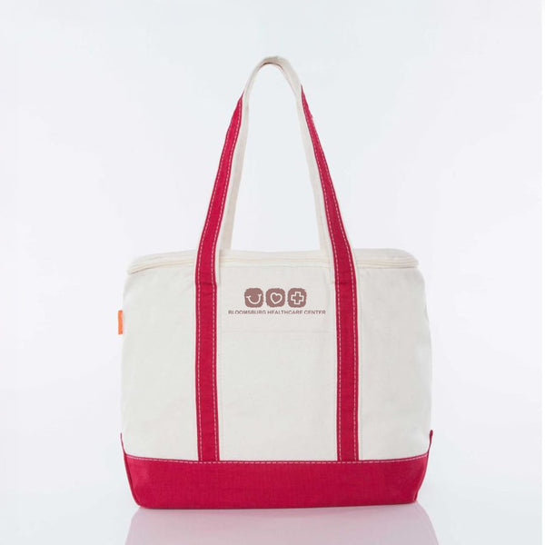 Add Your Logo: Large Canvas Lunch Cooler