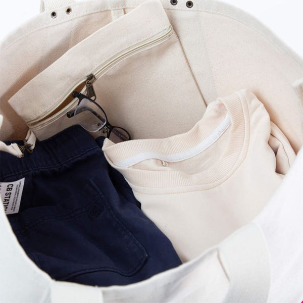 Add Your Logo: Studded Canvas Tote