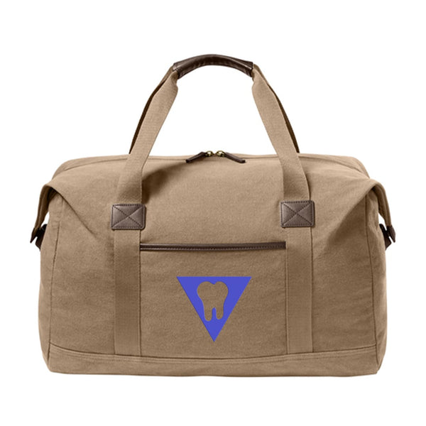Add Your Logo: Port Authority® Washed Canvas Duffel