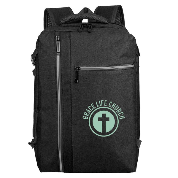 Add Your Logo:  TechReady Oxford Overnighter Backpack