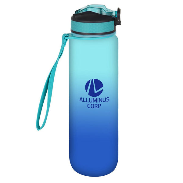 Add Your Logo: 32oz Gradient Flip Top Tritan Bottle