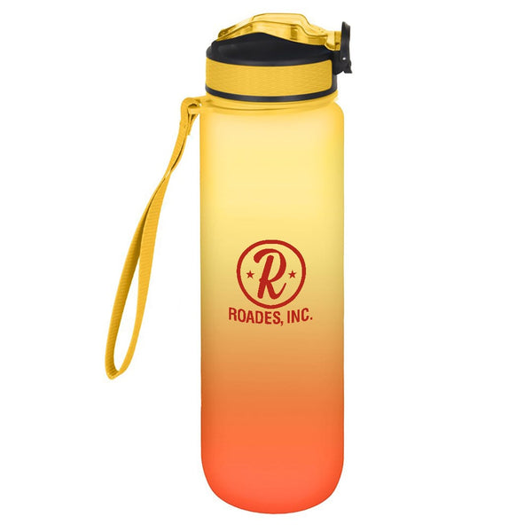 Add Your Logo: 32oz Gradient Flip Top Tritan Bottle