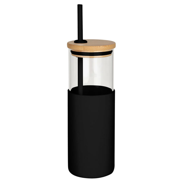 Add Your Logo: 24oz Everyday Glass Tumbler w/ Straw