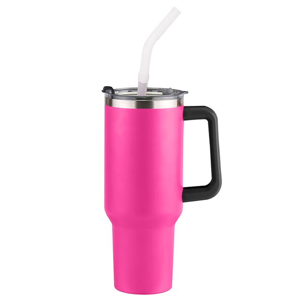 Add Your Logo: 40oz Big Day Insulated Travel Mug with Straw