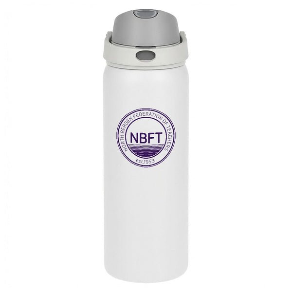 Add Your Logo: 32oz Flexible Sip Stainless Water Bottle