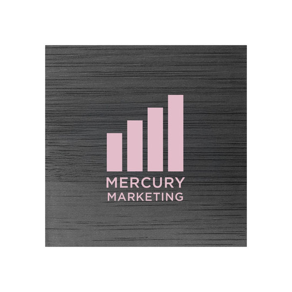 Add Your Logo: TimeWell Modern Cube Desk Clock