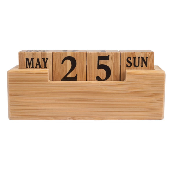 Add Your Logo: Evergreen Bamboo Perpetual Calendar