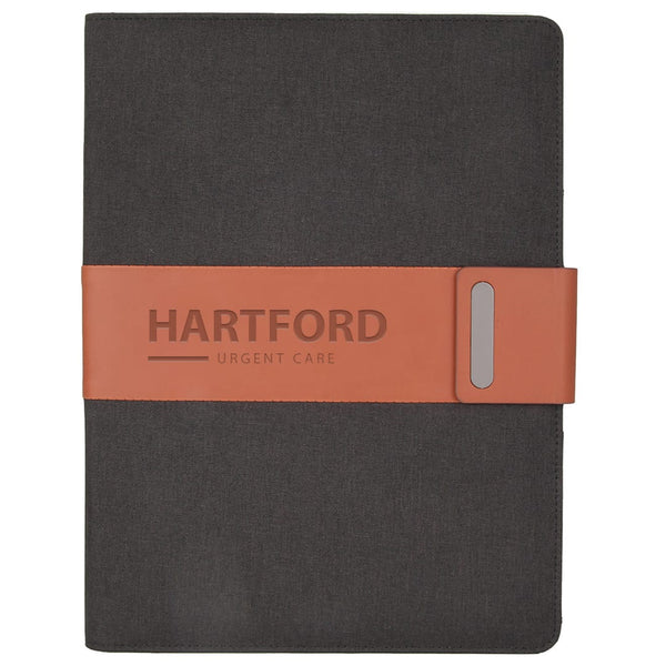 Add Your Logo: Interstate Secure Canvas Padfolio