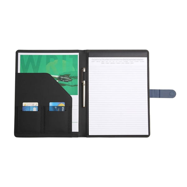 Add Your Logo: Bold Two-Tone Padfolio