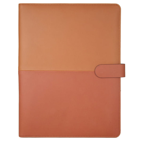 Add Your Logo: Bold Two-Tone Padfolio