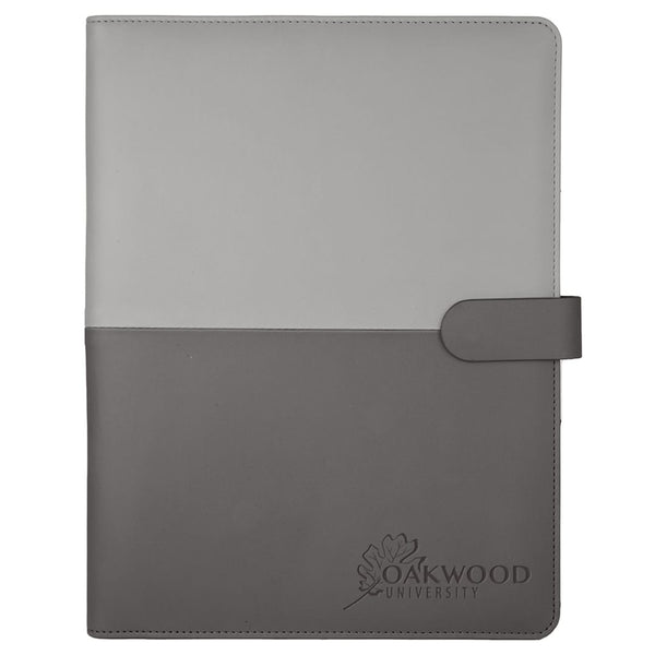 Add Your Logo: Bold Two-Tone Padfolio