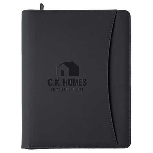 Add Your Logo: Commuter Zippered Executive Portfolio