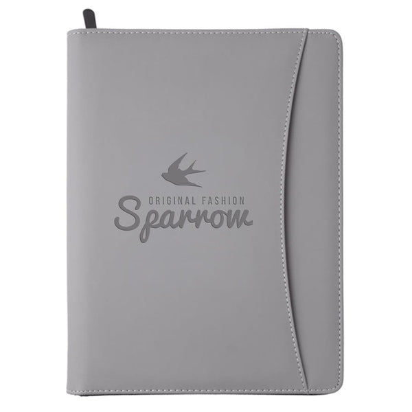 Add Your Logo: Commuter Zippered Executive Portfolio