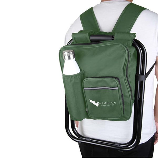 Add Your Logo: Chill & Sit Cooler Chair Backpack