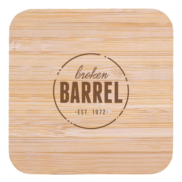 Add Your Logo: EcoCharge 15W Bamboo Wireless Pad