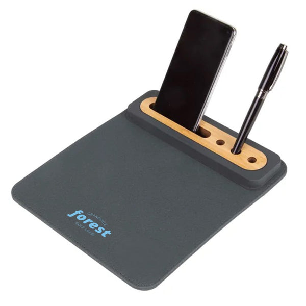 Add Your Logo: DeskZen Organizer Mouse Pad Set