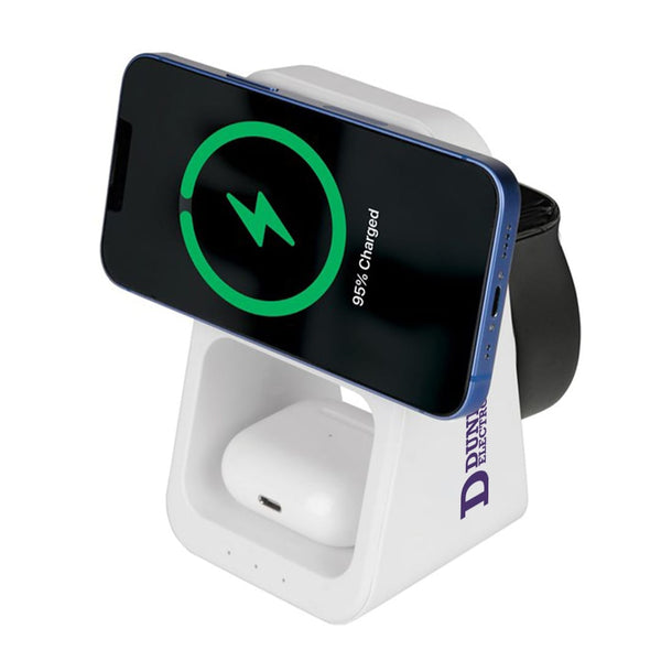 Add Your Logo: DeskLift 4‑in‑1 Wireless Charging Stand
