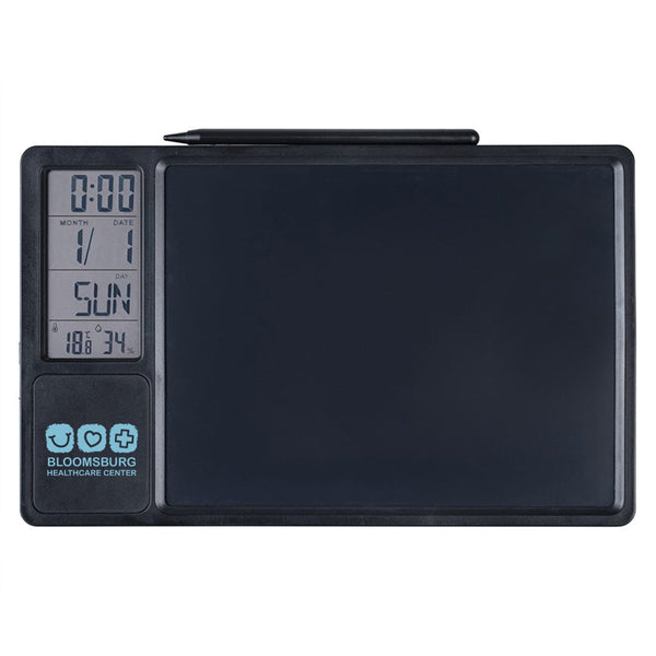 Add Your Logo: DayStart Digital Blackboard Clock