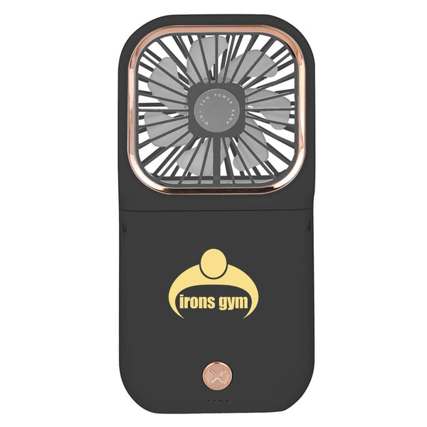 Add Your Logo: Cool Breeze Fan Power Bank