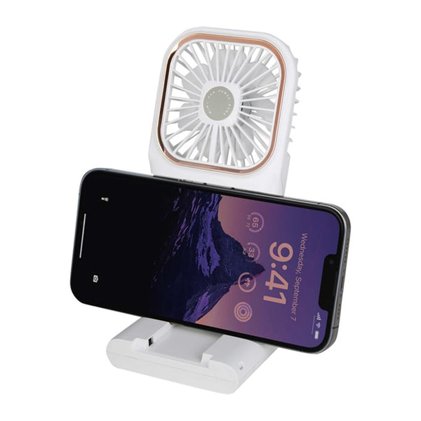 Add Your Logo: Cool Breeze Fan Power Bank