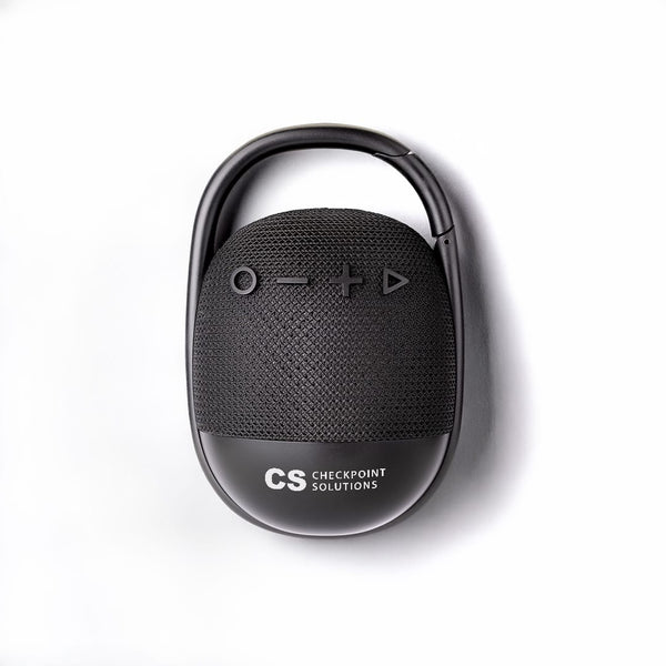 Add Your Logo: Clip & Play Waterproof Bluetooth Speaker